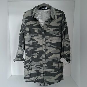 Adika Gray Camouflage Romper